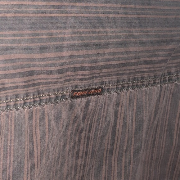 Brown early 2000’s Point Zero button down shirt - Picture 5 of 5